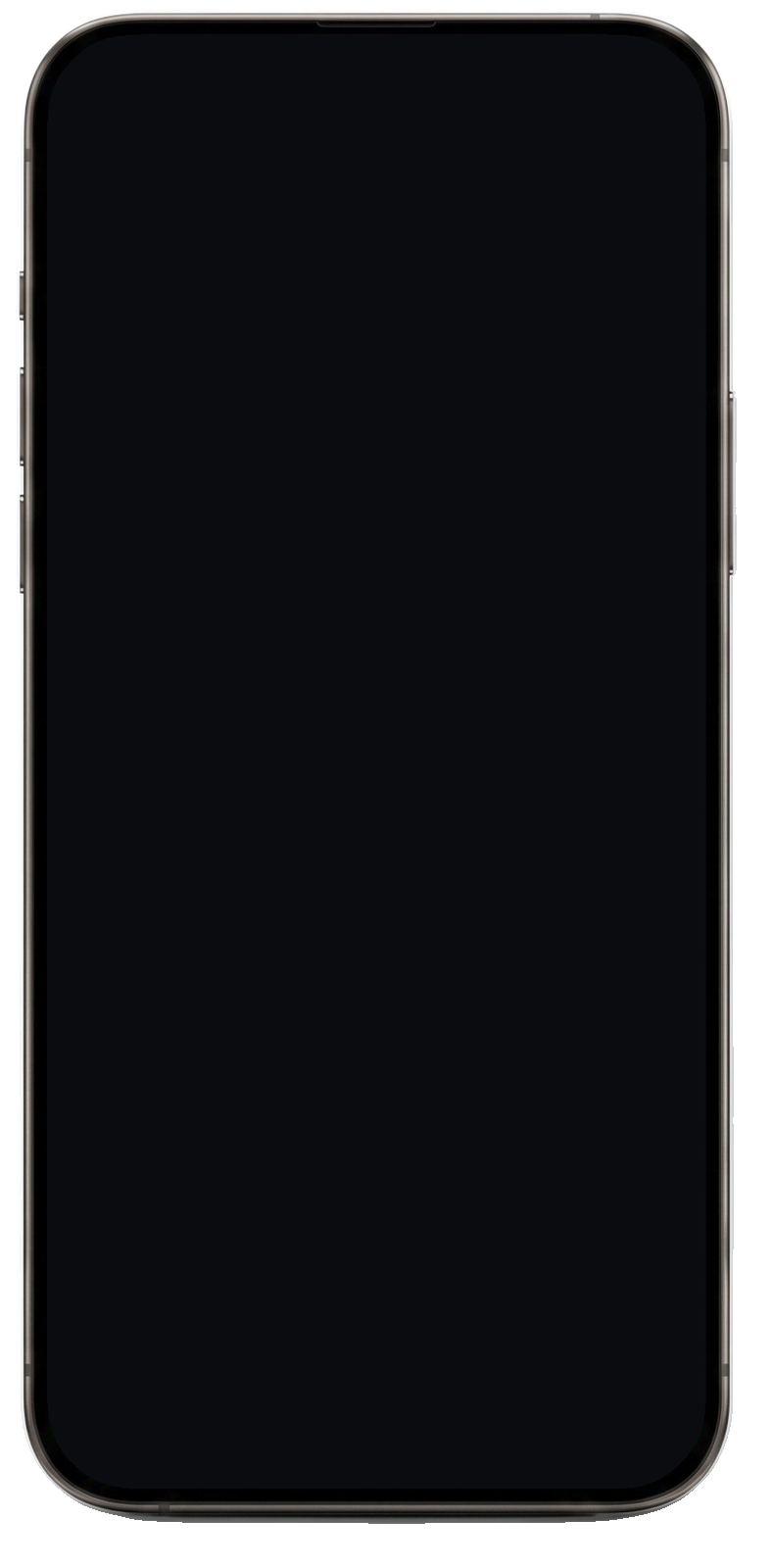 Digital receipt loading on a smartphone after tapping the Receiptile tile